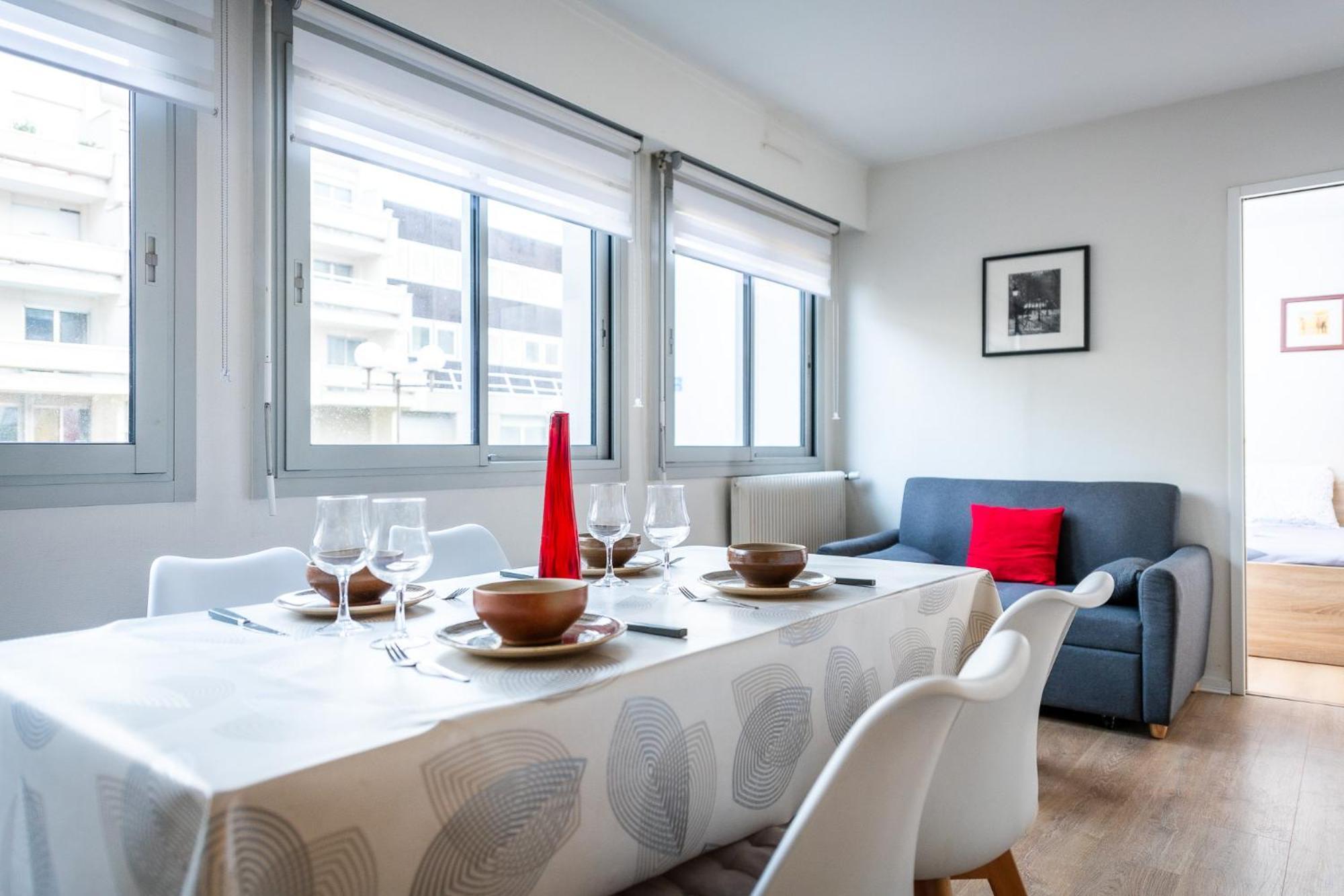 Aux Jardins De L'Hotel De Ville - Appartement Hypercentre Avec Parking Prive Rouen Eksteriør bilde